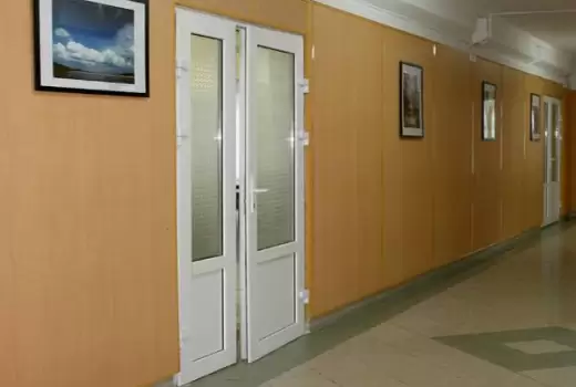 Межкомнатная дверь ПВХ в кабинете