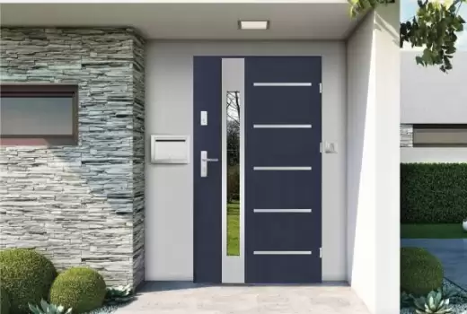 Металлическая дверь с установкой в частном доме